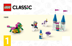 LEGO 11033 instructions page 1 – build guide