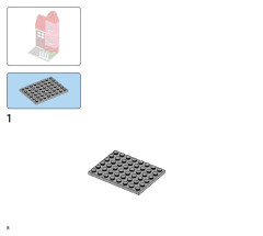 LEGO 11035 instructions page 8 – build guide