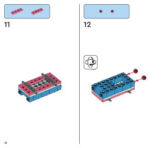 LEGO 11036 instructions page 12 – build guide