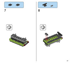 LEGO 11036 instructions page 57 – build guide