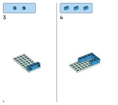 LEGO 11036 instructions page 8 – build guide