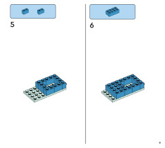 LEGO 11036 instructions page 9 – build guide
