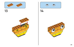 LEGO 11037 instructions page 33 – build guide
