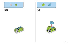 LEGO 11037 instructions page 43 – build guide