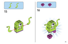 LEGO 11037 instructions page 73 – build guide