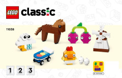 LEGO 11038 instructions page 1 – build guide