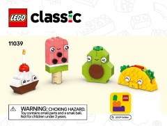 LEGO 11039 instructions page 1 – build guide