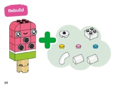 LEGO 11039 instructions page 20 – build guide