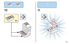 LEGO 11040 instructions page 33 – build guide