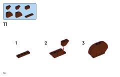 LEGO 11041 instructions page 70 – build guide
