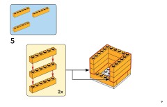 LEGO 11042 instructions page 9 – build guide