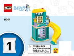 LEGO 11201 instructions page 1 – build guide