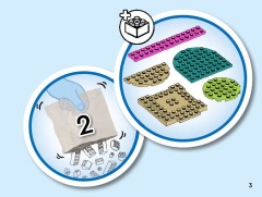LEGO 11201 instructions page 3 – build guide