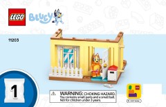 LEGO 11203 instructions page 1 – build guide