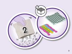 LEGO 11205 instructions page 3 – build guide