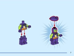 LEGO 11208 instructions page 7 – build guide