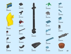 LEGO 11208 instructions page 61 – build guide