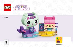 LEGO 11215 instructions page 1 – build guide