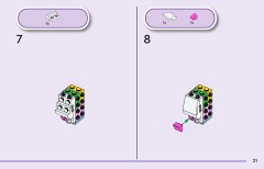 LEGO 11215 instructions page 21 – build guide