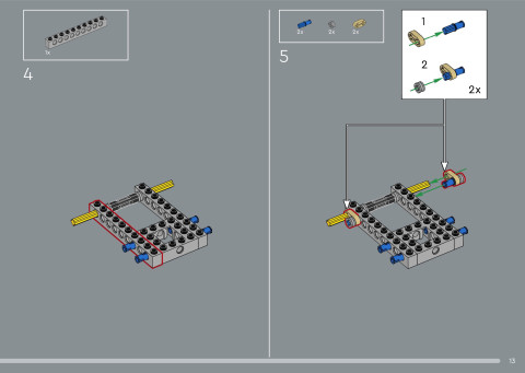LEGO 11376 instructions page 13 – build guide