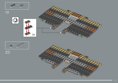 LEGO 11378 instructions page 19 – build guide