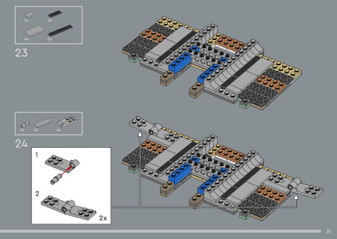 LEGO 11378 instructions page 21 – build guide