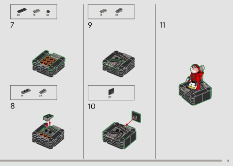 LEGO 11389 instructions page 11 – build guide
