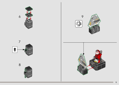 LEGO 11389 instructions page 13 – build guide
