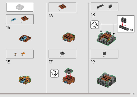 LEGO 11389 instructions page 15 – build guide