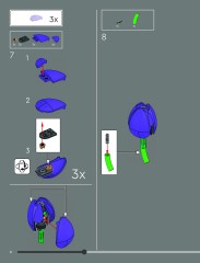 LEGO 11501 instructions page 8 – build guide