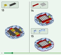 LEGO 11509 instructions page 8 – build guide