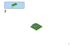 LEGO 11717 instructions page 3 – build guide