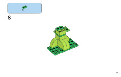 LEGO 11717 instructions page 9 – build guide