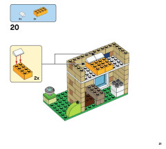 LEGO 11717 instructions page 21 – build guide