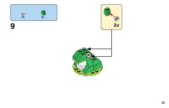 LEGO 11717 instructions page 15 – build guide