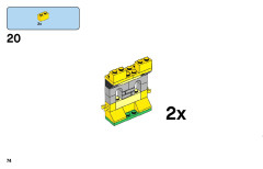 LEGO 11717 instructions page 74 – build guide