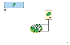 LEGO 11717 instructions page 9 – build guide