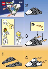 LEGO 1181 instructions page 1 – build guide