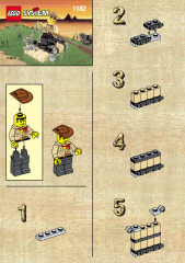LEGO 1182 instructions page 1 – build guide