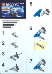 LEGO 1258 instructions page 1 – build guide