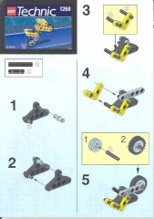 LEGO 1268 instructions page 1 – build guide