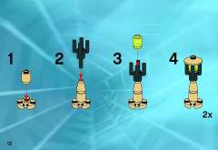 LEGO 1374 instructions page 12 – build guide