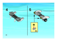 LEGO 2064 instructions page 20 – build guide