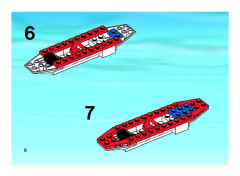 LEGO 2064 instructions page 6 – build guide