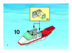 LEGO 2064 instructions page 8 – build guide