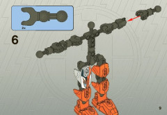 LEGO 2068 instructions page 9 – build guide