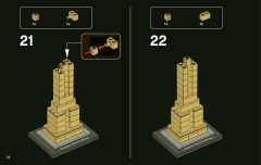 LEGO 21002 instructions page 14 – build guide