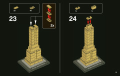 LEGO 21002 instructions page 15 – build guide