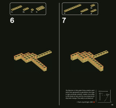 LEGO 21005 instructions page 49 – build guide