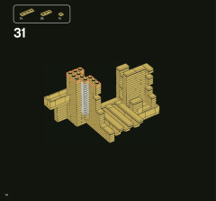 LEGO 21005 instructions page 74 – build guide